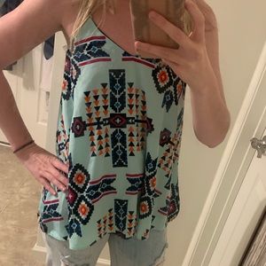 Women’s Aztec Printed Top